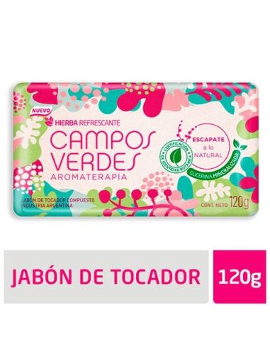 CAMPOS VERDES Jabon Aromaterapia 120gr