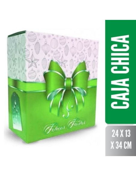 Caja Navideña Vacia CHICA 24X13X34cm