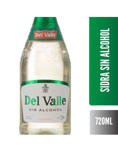 DEL VALLE Sidra sin Alcohol 720ml