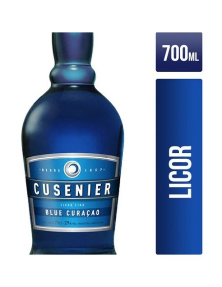 CUSENIER Licor Blue Coracao 700ml