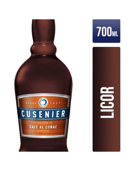 CUSENIER Licor Cafe Cognac 700ml