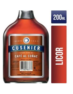 CUSENIER Licor Cafe Cognac Petaca 200ml