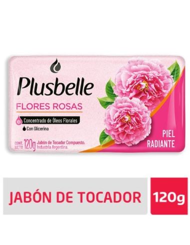 PLUSBELLE Jabon Rosas 120gr