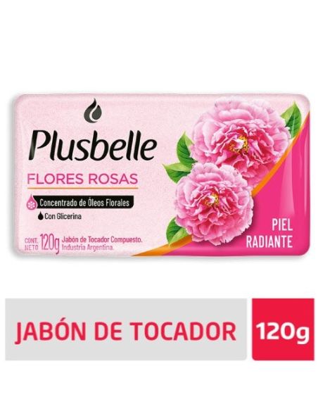 PLUSBELLE Jabon Rosas 120gr