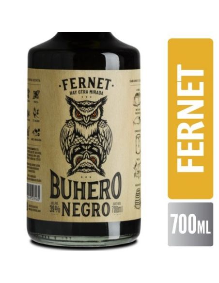 BUHERO NEGRO Fernet 700ml