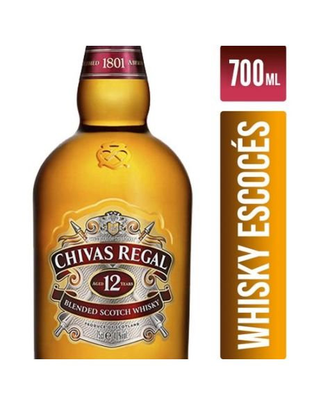 CHIVAS Whisky 12 Años 700ml