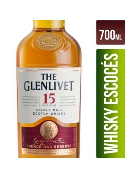 THE GLENLIVET Whisky 15 Años 700ml