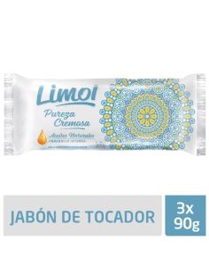 LIMOL Jabon Cremoso 90gr x 3 Un.