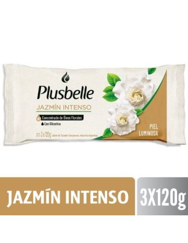 PLUSBELLE Jabon Jazmin 120gr x 3un.