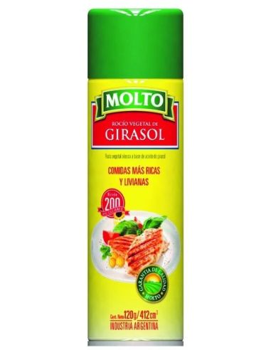 MOLTO Aceite Girasol Aerosol 120cc