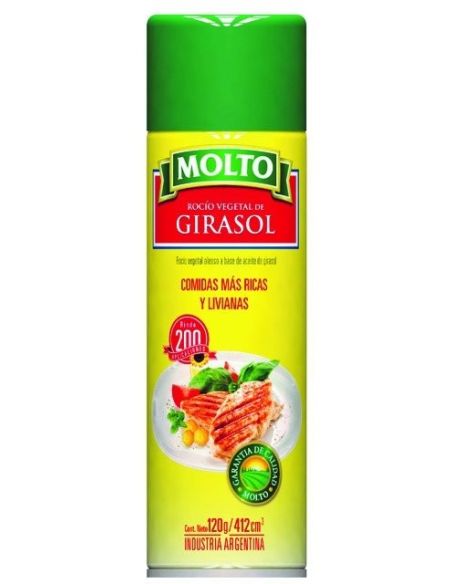 MOLTO Aceite Girasol Aerosol 120cc