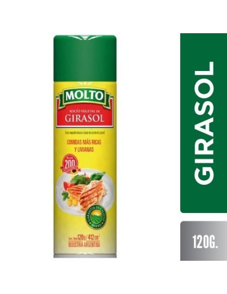 MOLTO Aceite Girasol Aerosol 120cc