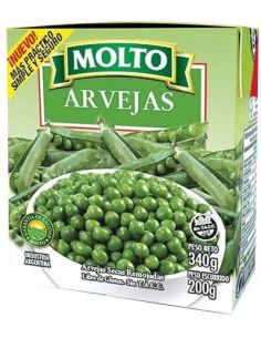 MOLTO Arvejas Tetra 340gr