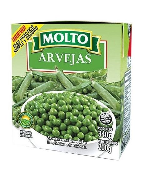 MOLTO Arvejas Tetra 340gr