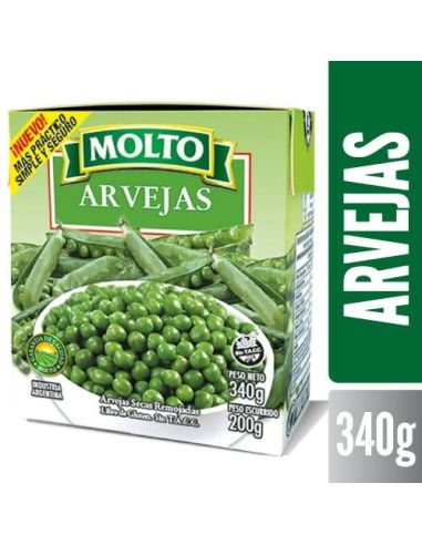 MOLTO Arvejas Tetra 340gr