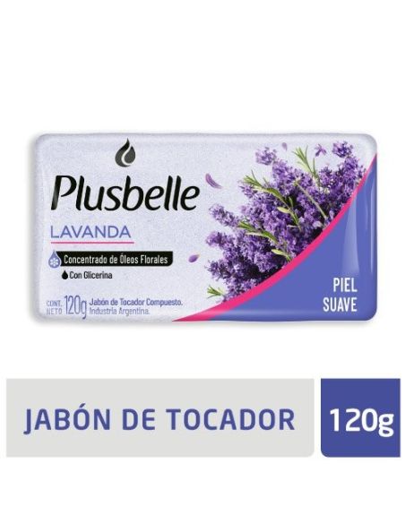 PLUSBELLE Jabon Lavanda 120gr