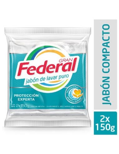 FEDERAL Jabon Pan Clasico 150gr x 2Un.