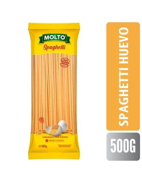 MOLTO Fideo Huevo Spaghetti 500gr