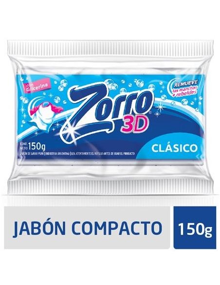 ZORRO Jabon Pan Clasico 150gr