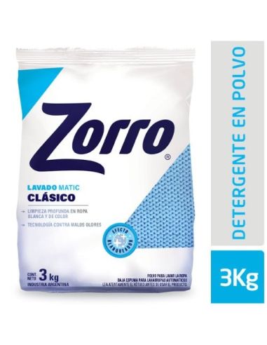 ZORRO Clasico Polvo MATIC 3KG