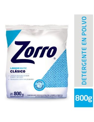 ZORRO Clasico Polvo Matic 800gr