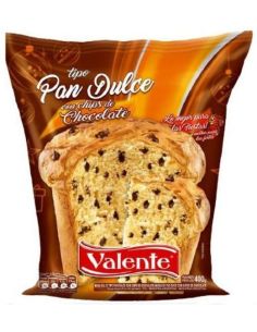 VALENTE Pan Dulce con Chips Choco 400gr