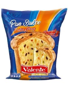 VALENTE Pan Dulce con Frutas 400gr
