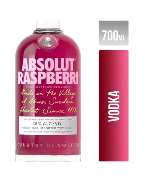 ABSOLUT Vodka Raspberri 700ml