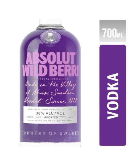 ABSOLUT Vodka Wild Berri 700ml