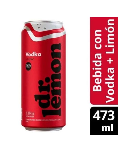 DR. LEMON Vodka Lata 473ml