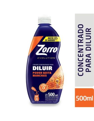 ZORRO Evolution Quitamancha Diluir 500ml