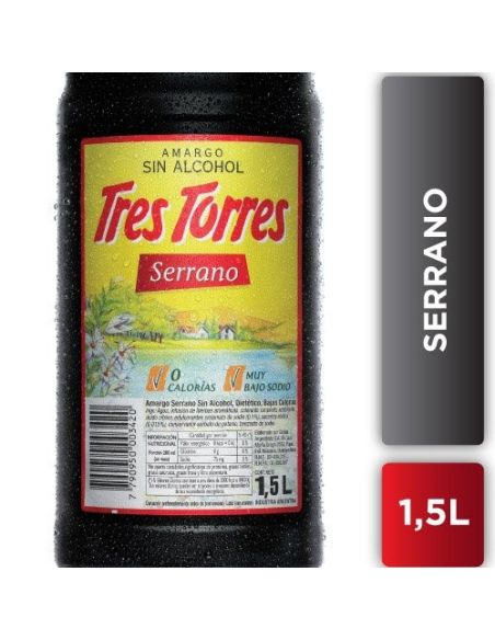 TRES TORRES Amargo Serrano 1.5Lt