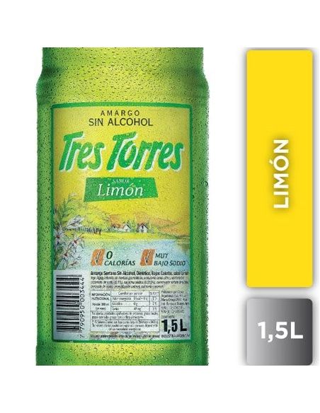 TRES TORRES Amargo Limon 1.5Lt