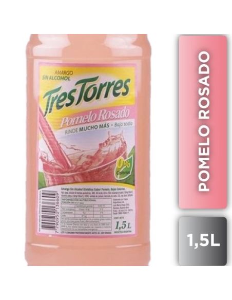 TRES TORRES Amargo Pomelo 1.5Lt