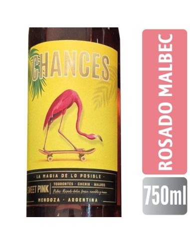 CHANCES Rosado Malbec 750 ML