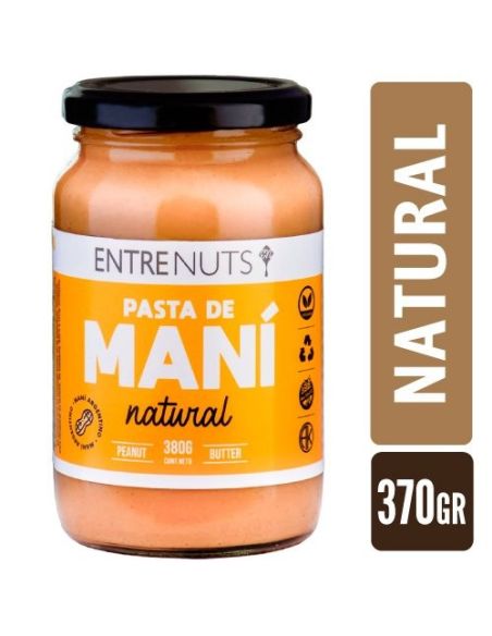 ENTRENUTS Pasta De Mani Natural 370gr