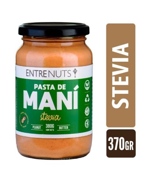 ENTRENUTS Pasta De Mani Stevia 370gr