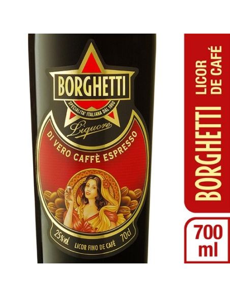 BORGHETTI Licor Cafe 700ml