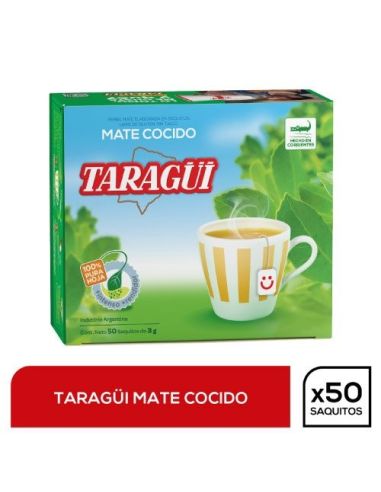 TARAGUI Mate Cocido x 50 Saquitos
