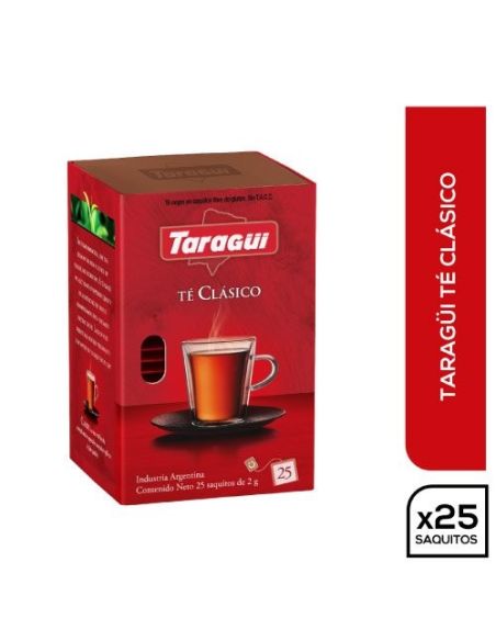 TARAGUI Té Negro x 25 Saquitos