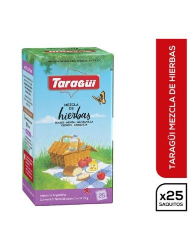 TARAGUI Té Mezcla Hierbas x 20 Sobres