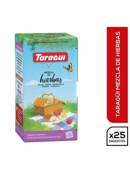 TARAGUI Té Mezcla Hierbas x 20 Sobres