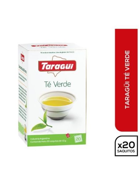 TARAGUI Té Verde x 20 Sobres