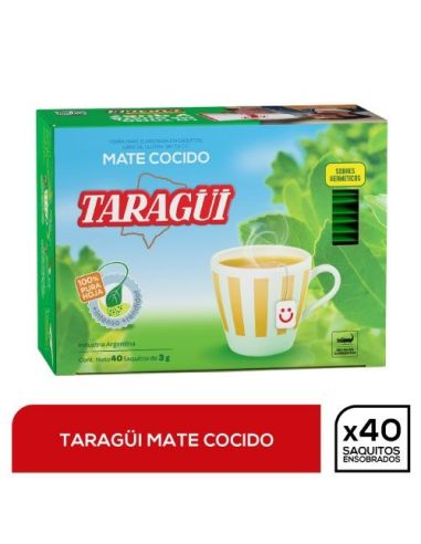 TARAGUI MATE COCIDO X 40 ENSOBRADO