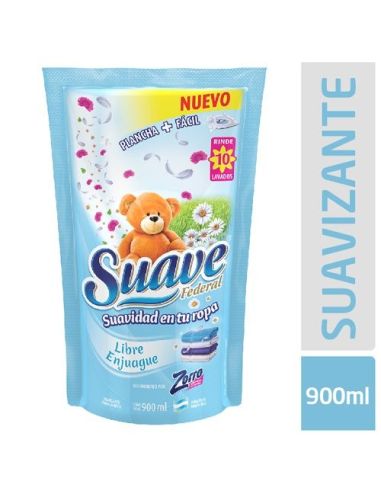 SUAVE Suavizante Libre Enjuague 900ml