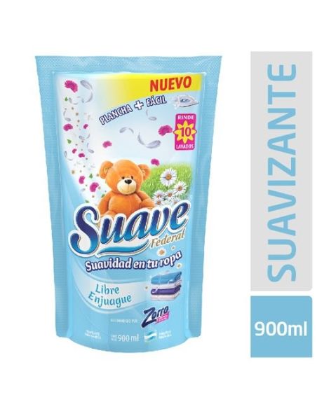 SUAVE Suavizante Libre Enjuague 900ml