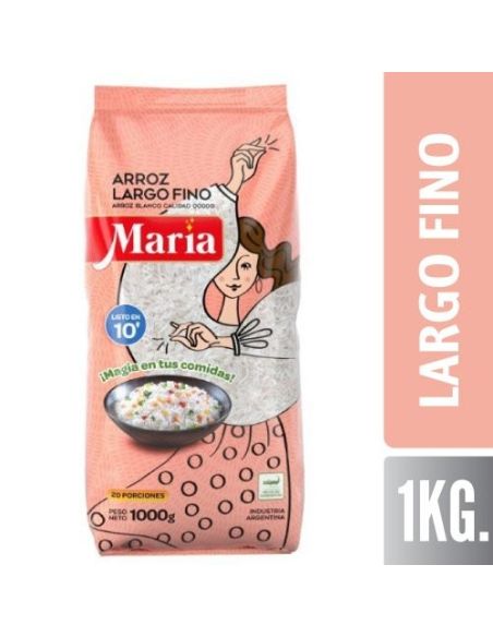 MARIA Arroz Largo Fino 1Kg