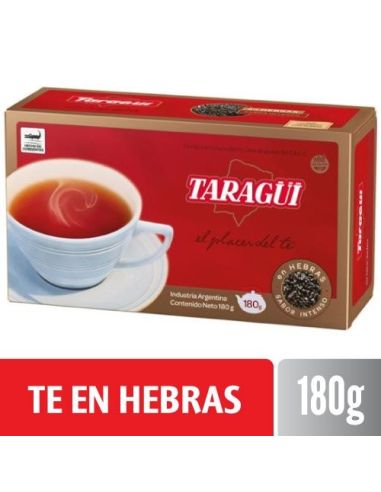 TARAGUI TÉ HEBRAS NEGRO X 180G