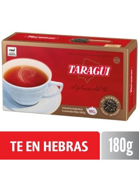 TARAGUI TÉ HEBRAS NEGRO X 180G