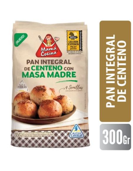 MAMA COCINA Pan Integral De Centeno 300gr